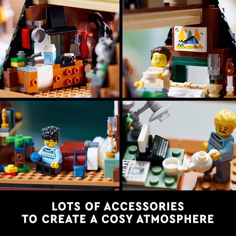 る•*¨*•.¸♬︎ LEGO 21338 Ideas Chatka w kształcie litery A - porównaj ceny